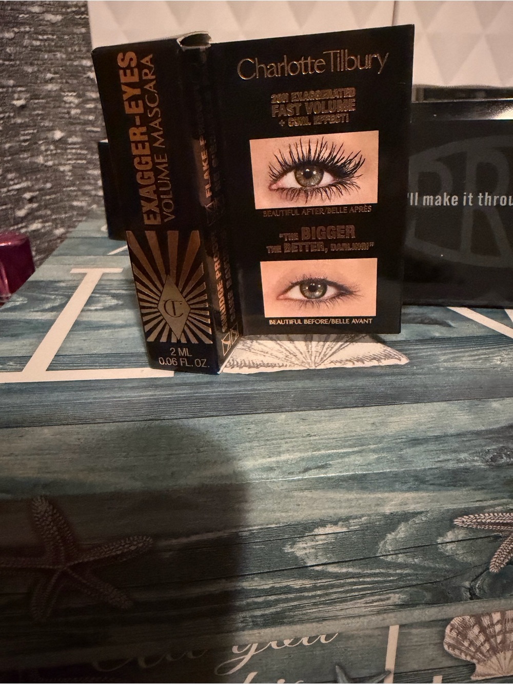 Charlotte Tilbury Exagger-Eyes Volume Mascara — Black and Gold Packaging